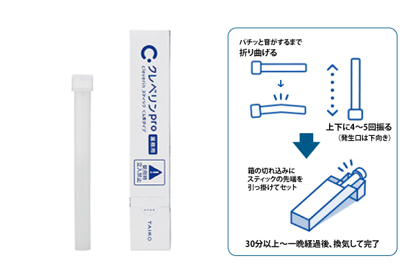 クレベリンPro スティック　くん蒸タイプ